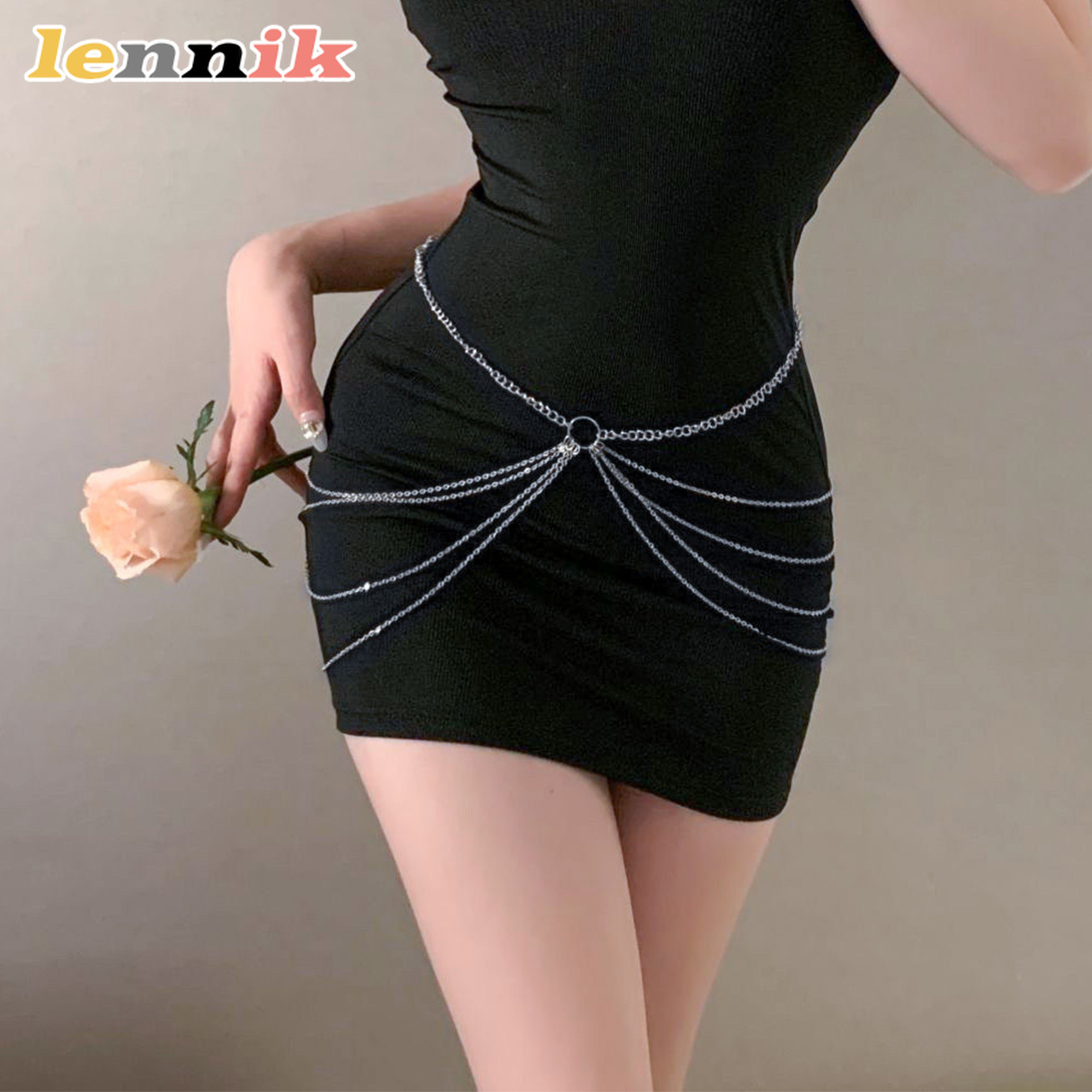 LENNIK Tassel Metal Multi-Laye - Body Jewelry 评论和价格