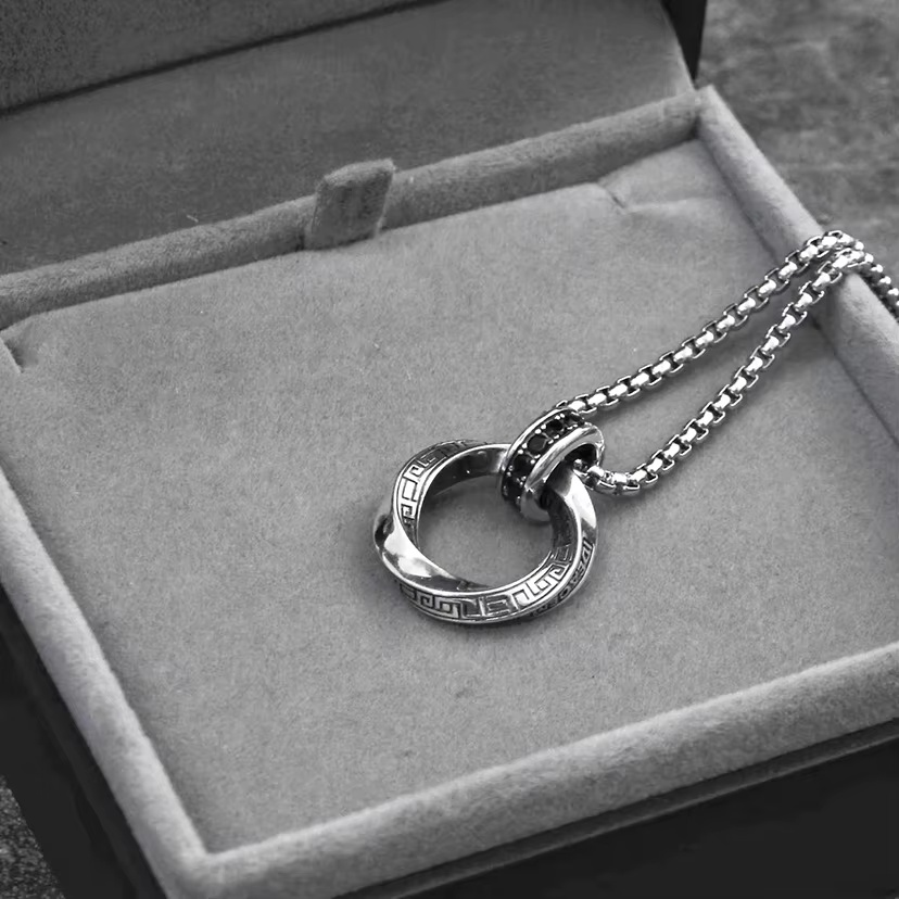 New 925 Sterling Silver Neckla - 925 Sterling Silver Chain Necklace Men 评论和价格