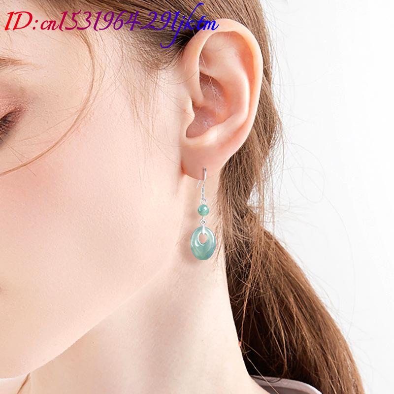 Myanmar Jadeite Ring Earrings  - Earrings 评论和价格
