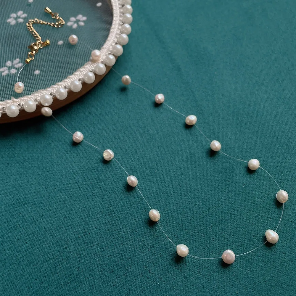 Natural Freshwater Pearl Neckl - Pearl Choker Necklace Vintage 评论和价格