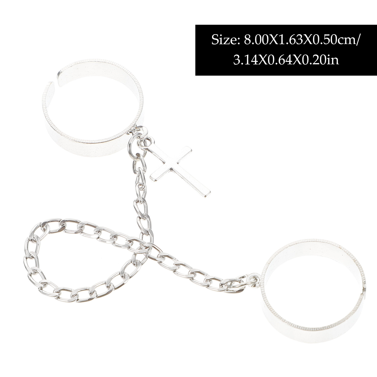 Vintage Gothic Cross Knuckle R - Vintage Punk Knuckle Rings Set 评论和价格