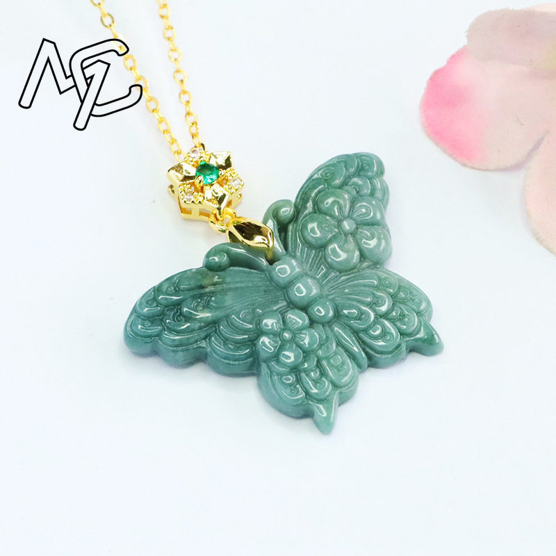 S925 Silver Natural Real Blue  - Necklaces 评论和价格