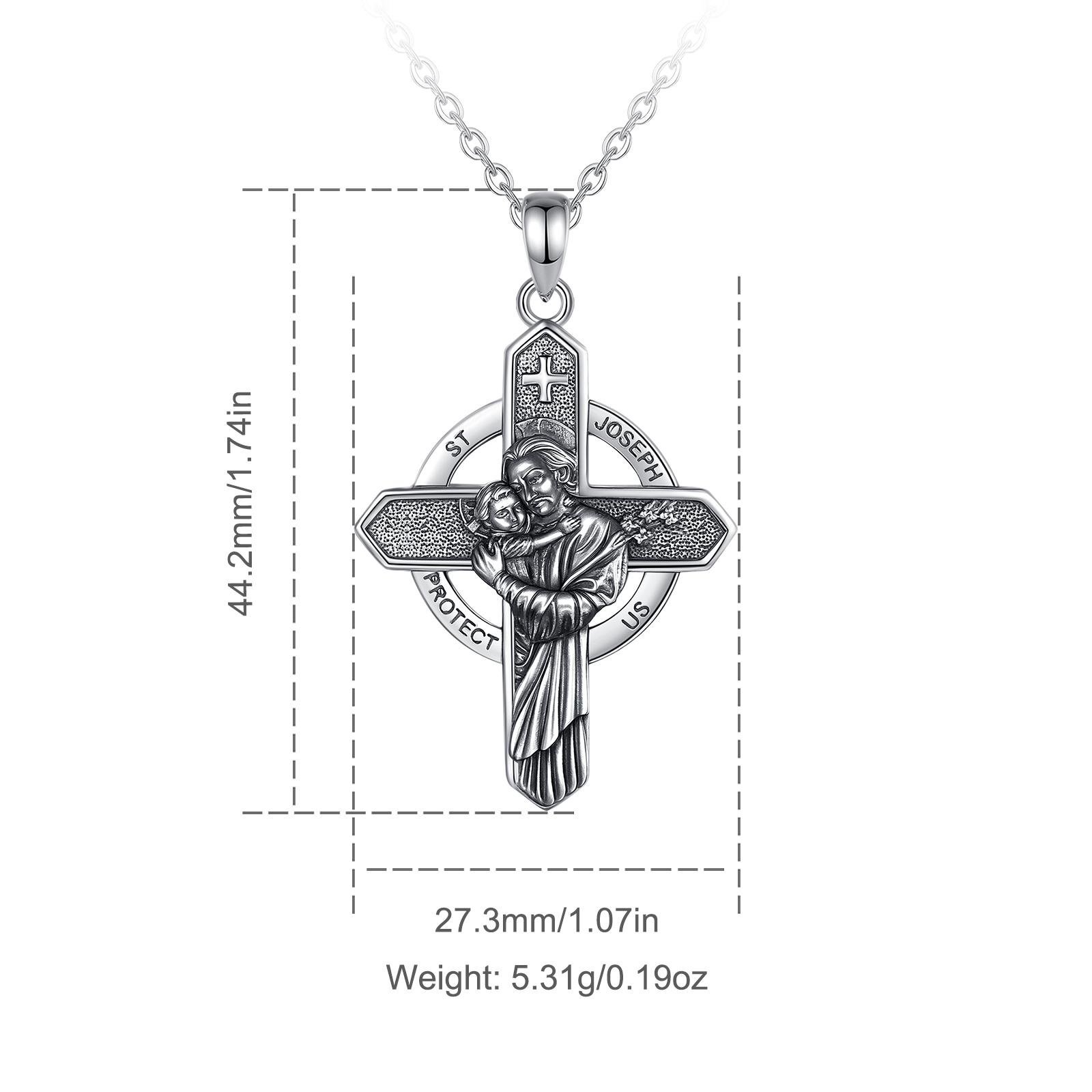 Eudora 925 Sterling Silver Sai - 925 Sterling Silver Chain Necklace Men 评论和价格
